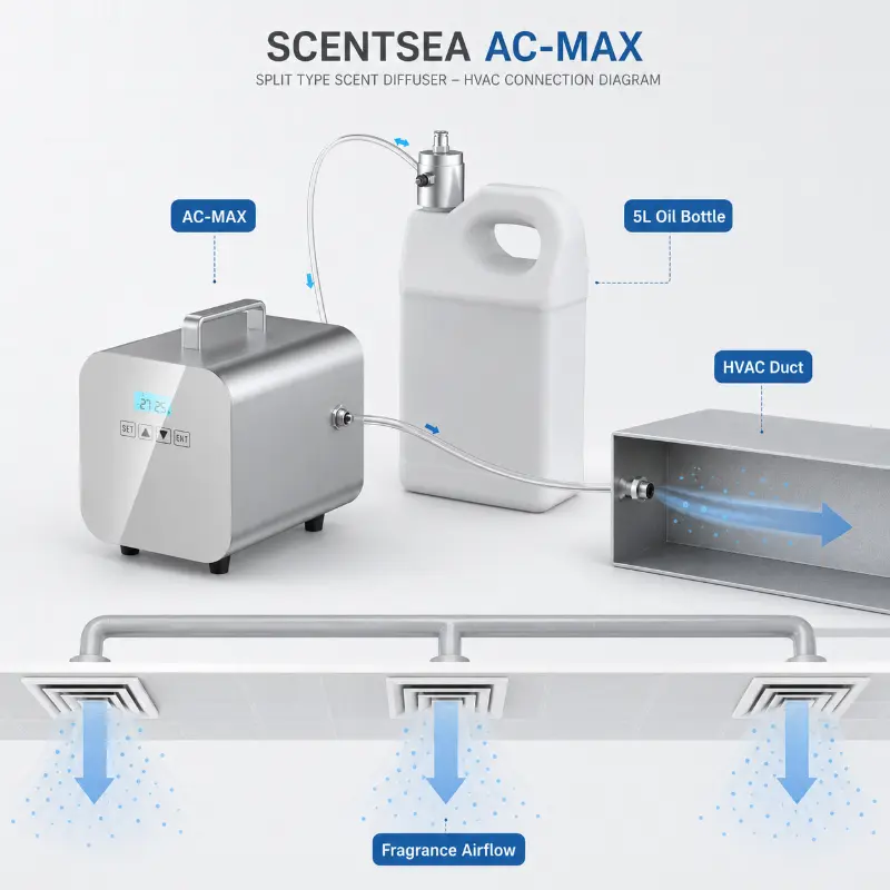 Trung tâm mua sắm HVAC Máy khuếch tán dầu thơm